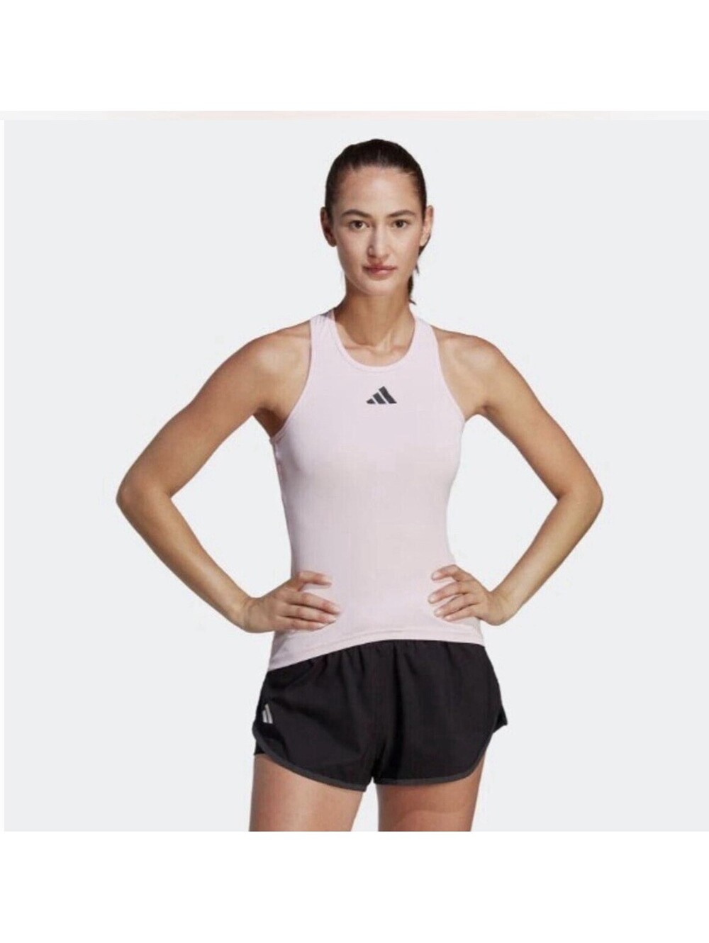 Women’s pink and white adidas Club Women's Tennis Tank Size S NWT